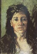 Vincent Van Gogh Head of a Woman with her Hair Loose (nn04) Sweden oil painting artist